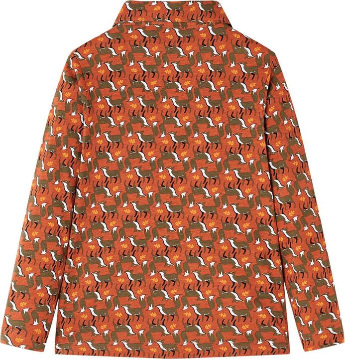 Image du produit VidaXL Chemise enfant brun rouille 92,Matière : 100 % coton,Couleur (92)