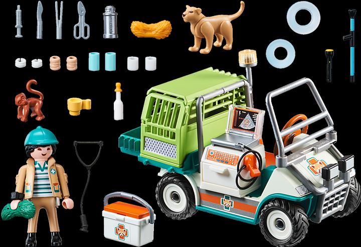 Produktbild Playmobil Zoo-Tierarzt mit Fahrzeug (70346, Playmobil Family Fun)