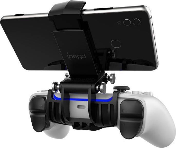Actual product image iPega PG-P5005 Mobile phone holder for PS5 controller (black) (PS5)