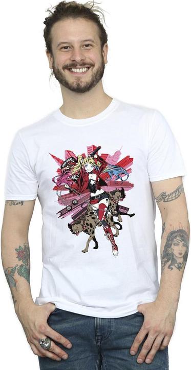 Immagine prodotto Harley Quinn Hyenas Maglietta Uomo (3XL)