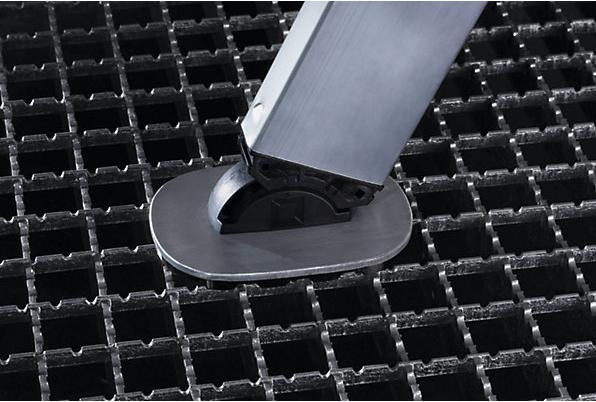 Produktbild Munk nivello-Fussplatte für Gitterroste 126x89 mm
