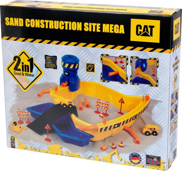 Produktbild Theo Klein Cat - Sandbaustelle Mega I Sand- und Wasserbecken