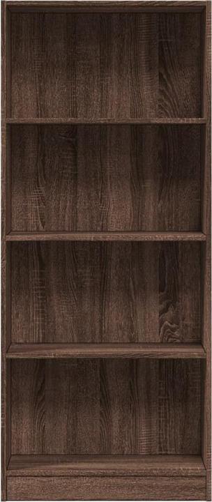Produktbild VidaXL Bücherregal Regal Standregal Büroregal Aktenregal Braun Eichen-Optik (60 x 24 x 143 cm)