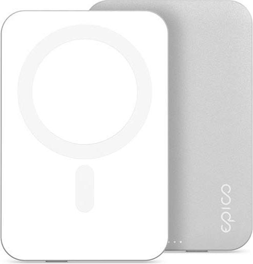 Actual product image Epico Powerbank Magsafe 5000mah Silver (5000 mAh, 15 W)