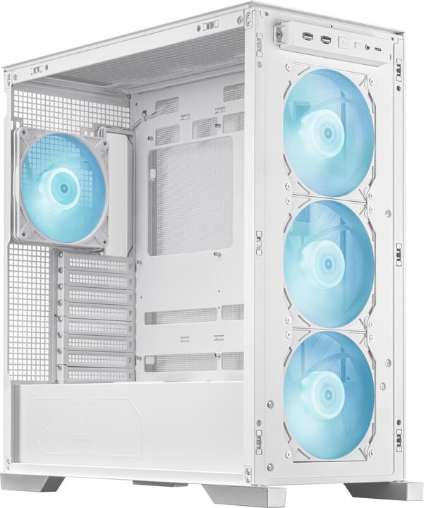 Produktbild ASUS TUF Gaming GT302 TG ARGB White (ATX, mATX, Mini-ITX)