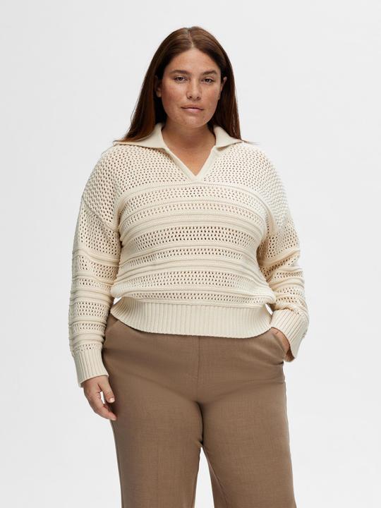Produktbild Selected Femme Häkel-Look Pullover (L)