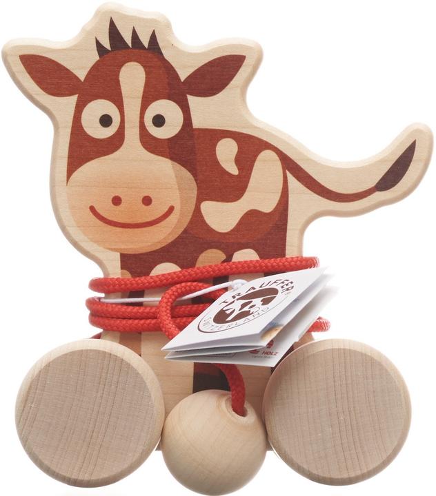 Actual product image Bimbosan by Trauffer wooden toys wooden cow