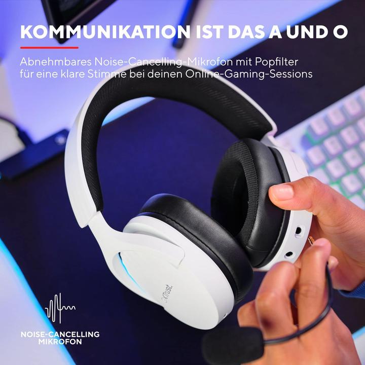 Actual product image Trust Gxt491w Fayzo Wireless Headset (Cable, Wireless)