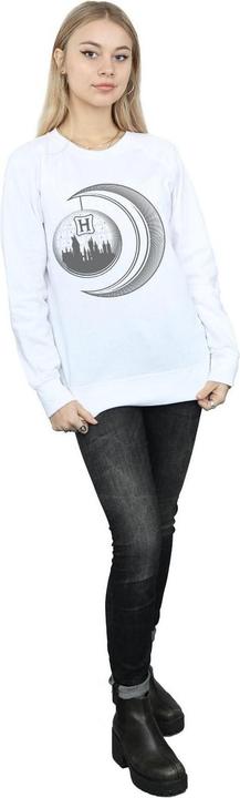 Actual product image Womens/Ladies Hogwarts Moon Sweatshirt (XL)
