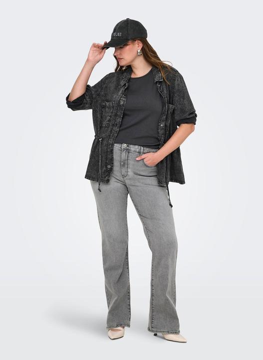 Actual product image Only CARLUSH Mittlere Taille Retro-Fit, ausgestellt Jeans Flared fit jeans (W44/L32)