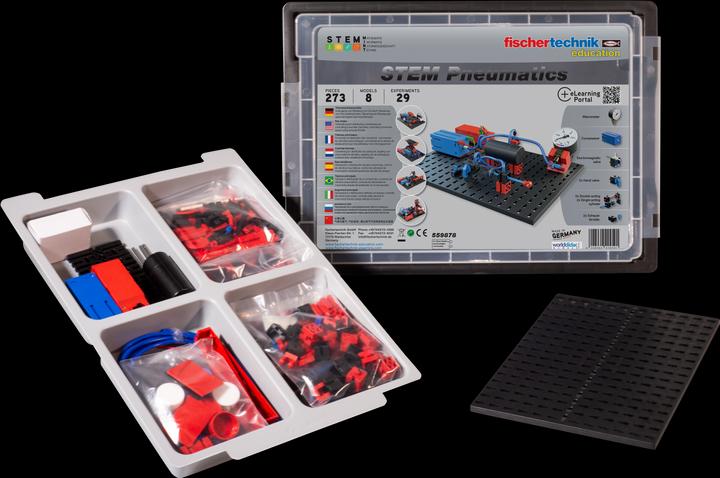 Actual product image Fischertechnik STEM Pneumatics MINT Kits Kit da costruire Pneumatica 2-4
