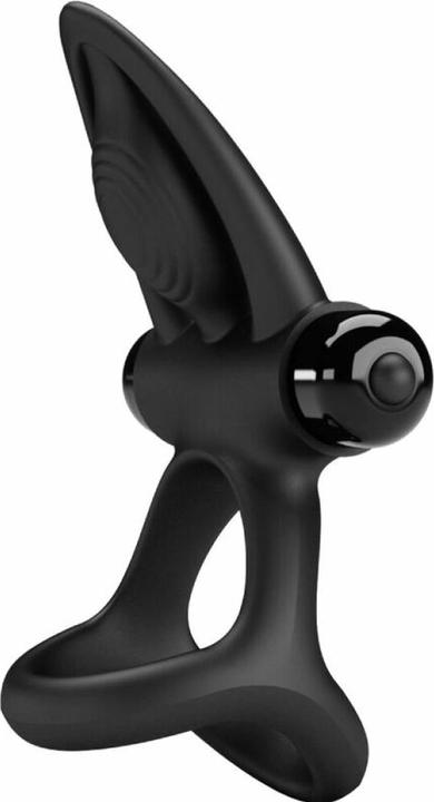 Image du produit Pretty Love Anneau Vibrant 10 Vibrations Silicone Noir