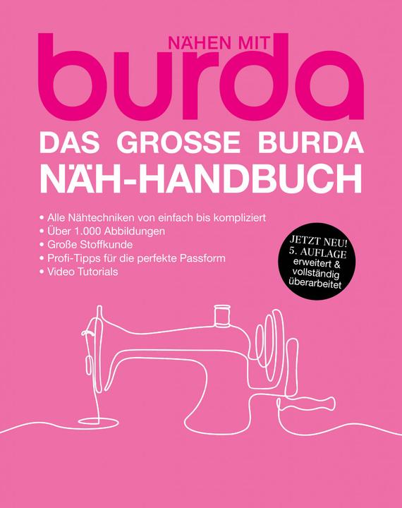 Immagine prodotto Das grosse burda Näh-Handbuch (Tedesco, Francese, Olandese, Inglese, Casa editrice Aenne Burda GmbH & Co KG, 2021)