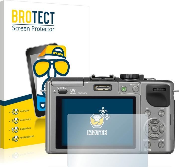 Produktbild BROTECT Entspiegelungs-Schutzfolie Displayschutz Matt (Displayschutz, Lumix DMC-GX1)