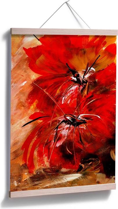 Produktbild Trenddeko Niksic - Feuerblumen (80 x 120 cm)