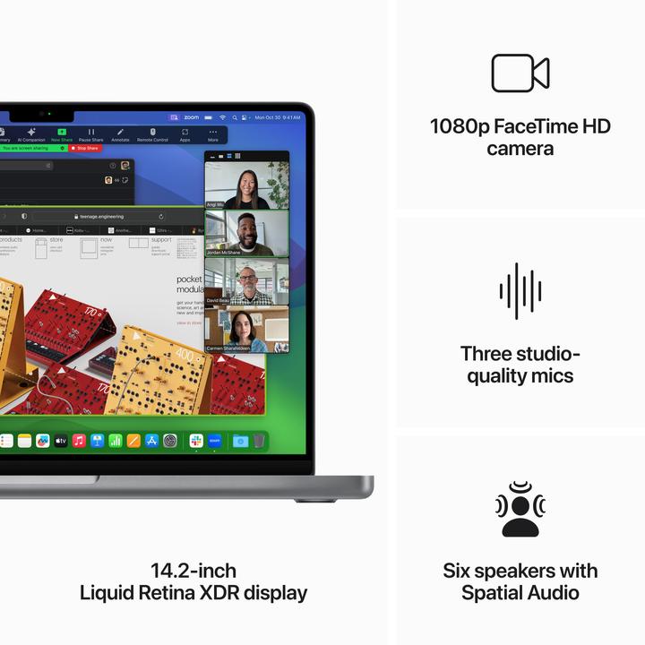 Produktbild Apple MacBook Pro - Late 2023 (14", M3, 16 GB, 512 GB, CH)
