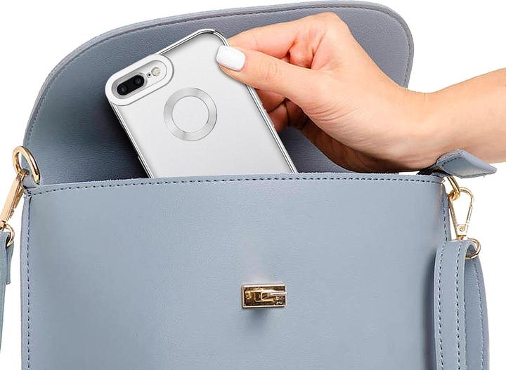 Actual product image Cadorabo TPU Chrome Case with Camera Protector for Apple iPhone 7 PLUS / 7S PLUS / 8 PLUS (Apple iPhone 7 Plus, Apple iPhone 7s Plus)
