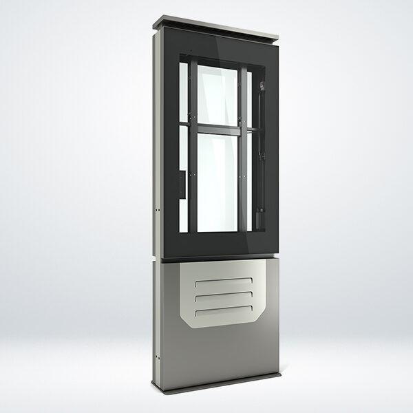 Image du produit DSS Stèle d'extérieur Portrait, écran 55", double face