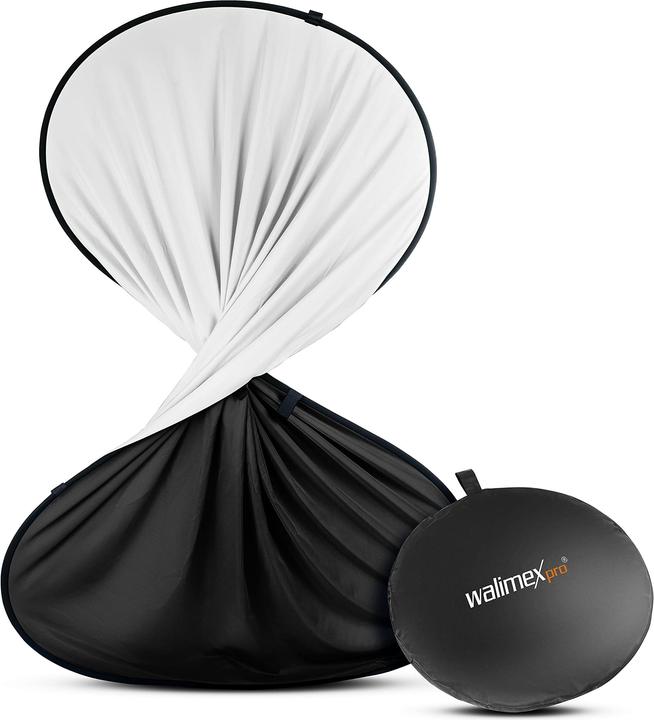 Image du produit Walimex Fond plié 200x230cm noir/blanc (230 cm, 200 cm)