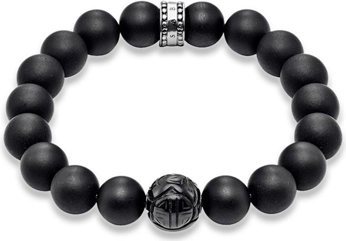 Produktbild Thomas Sabo Armband Obsidian (21 cm, Silber)
