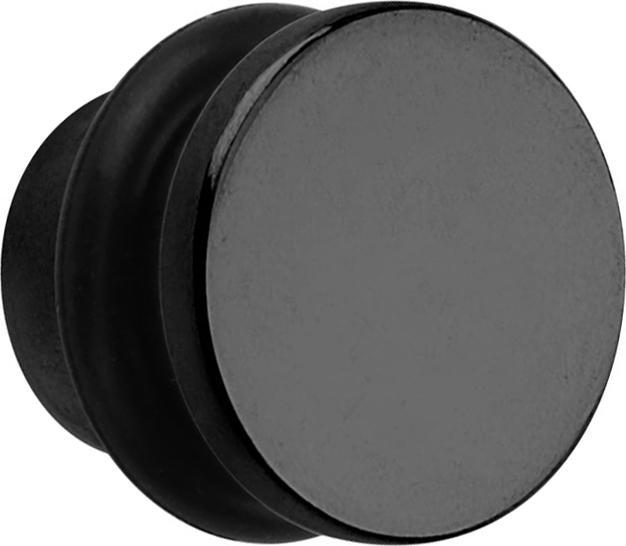 Produktbild Star Piercing Flachkopf Plug schwarz mit Titanium Schicht (ohne Messing, Chirurgenstahl 316L)