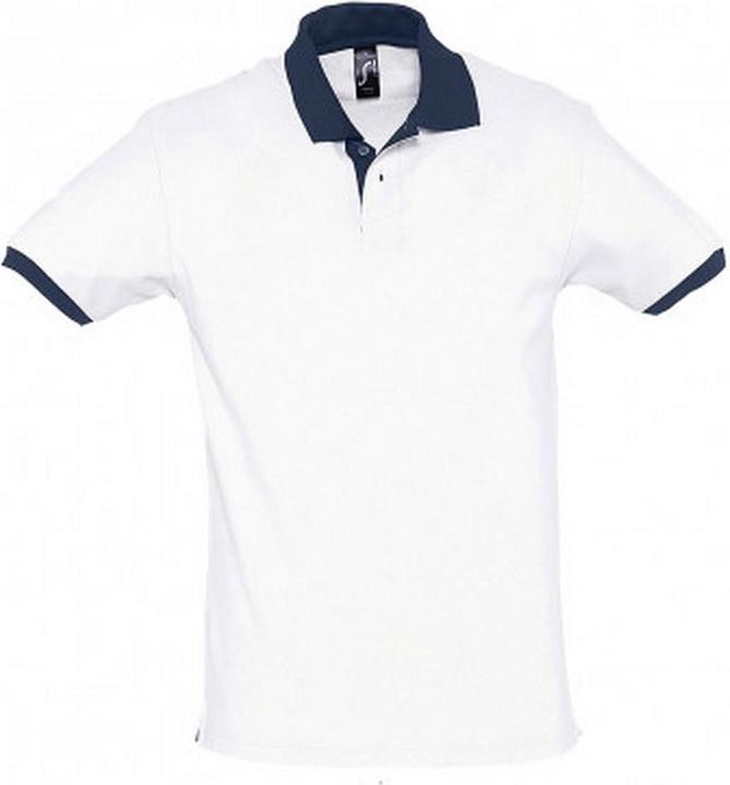 Sols Prince Pique PoloShirt in Kontrastfarben Kurzarm