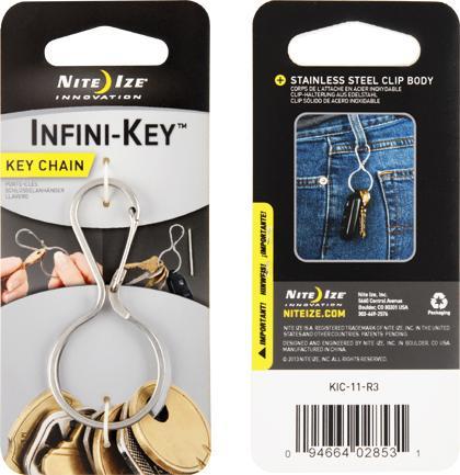 Produktbild Nite Ize Schlüsselclip InfiniKey Clip E