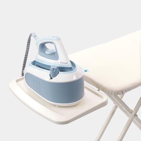 Produktbild Brabantia Bügeltisch Spring Bubbles mit Dampfstationsablage (124 x 38 cm)