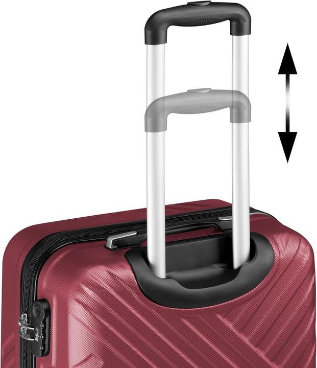 Produktbild Zelsius 3-teiliges Hartschalenkoffer-Set (Handgepäck (bis 50l), M (50 - 90l), L (90 - 115l))