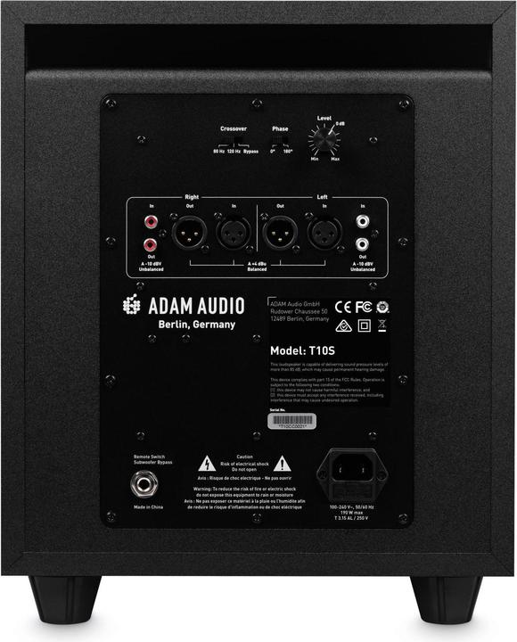 Produktbild Adam Audio T10S (Subwoofer aktiv, 1 Stk.)