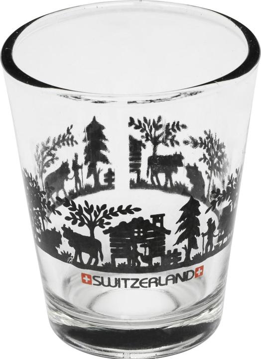 Produktbild Angela Bruderer Shotgläser «Scherenschnitt» 4er-Set (4 x, Schnapsgläser + Shotgläser)