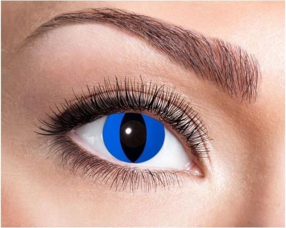 Produktbild Eyecatcher Kontaktlinsen blaue Katze (Blau)