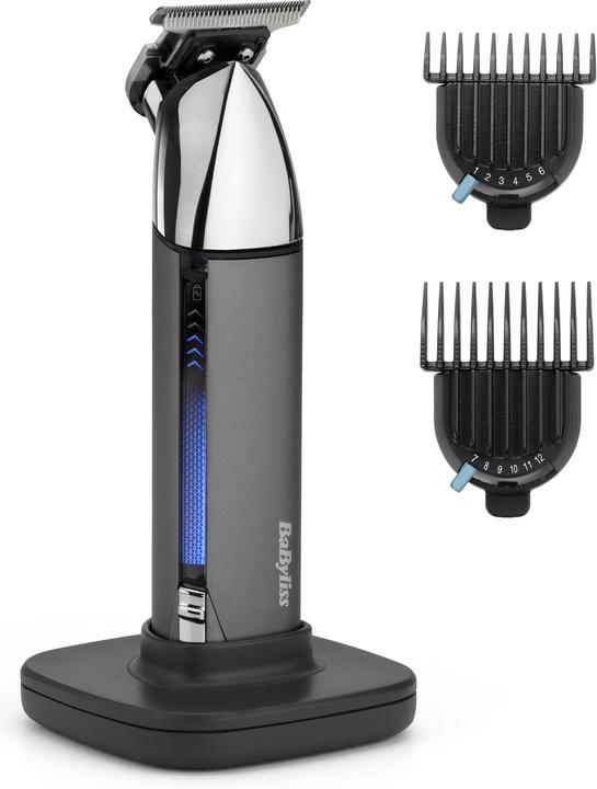 BaByliss Super-X Metaalserie T996E Baardtrimmer - Japans Staal T-Mes - USB Oplaadstation - Waterdicht