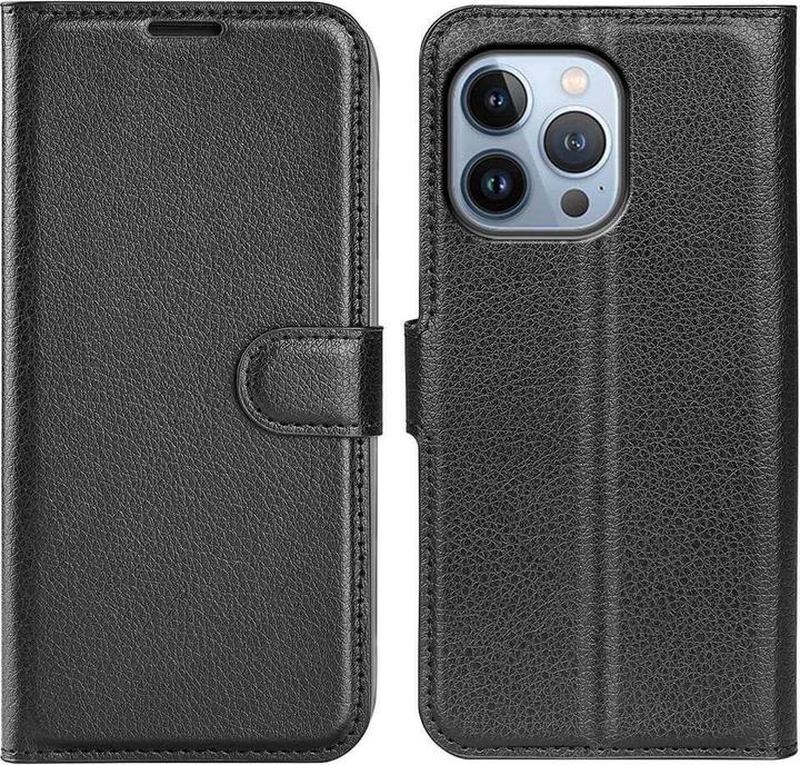Cover-Discount iPhone 14 Pro Max - Leather Case Cover black (Apple iPhone 14 Pro Max)