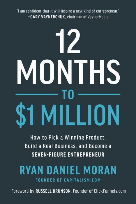 Actual product image 12 Months to $1 Million (Moran Ryan Daniel, English)