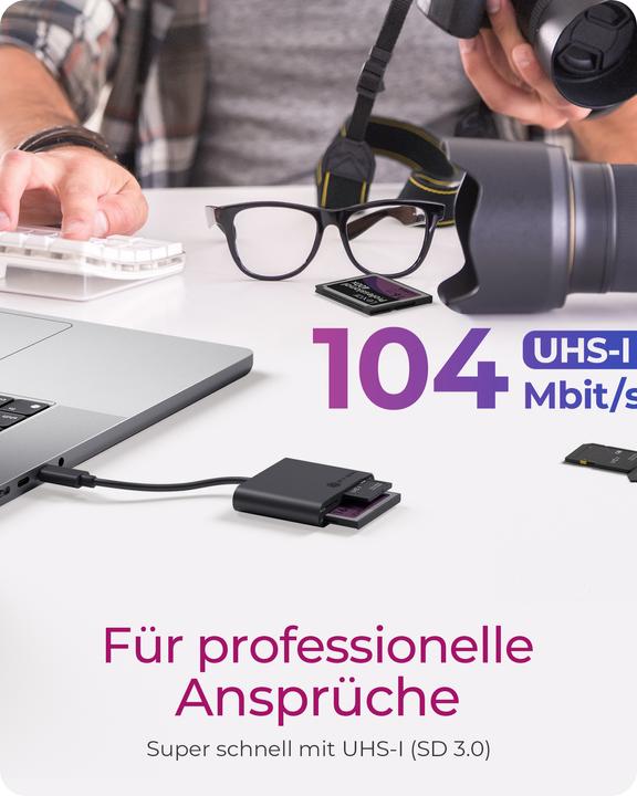 Actual product image Icy Box IB-CR301-C3 (USB-C)