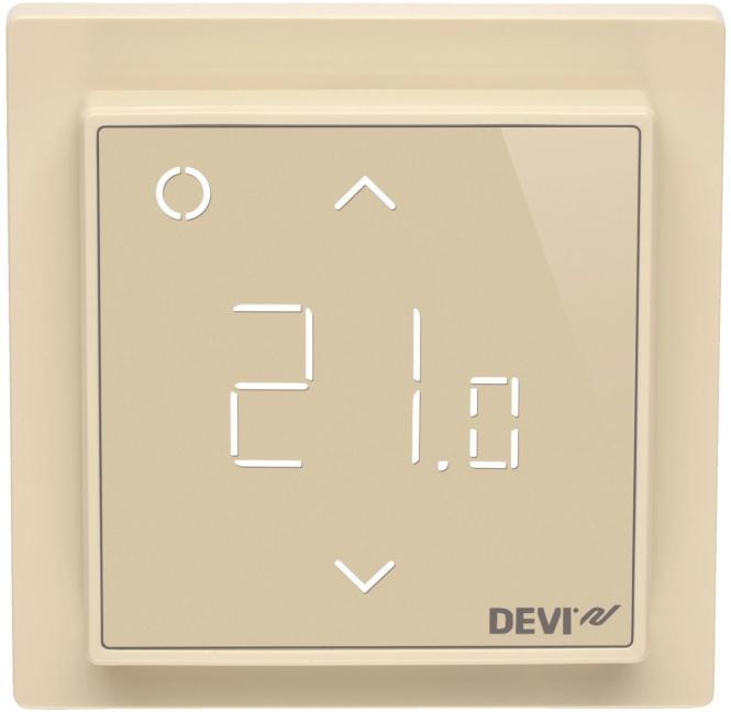 Devi Clock Thermostat Ral 1013 (Devireg Smart Elfenb)