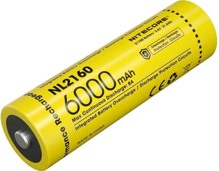 Actual product image Nitecore NL2160 (1 pcs., 21700, 6000 mAh)
