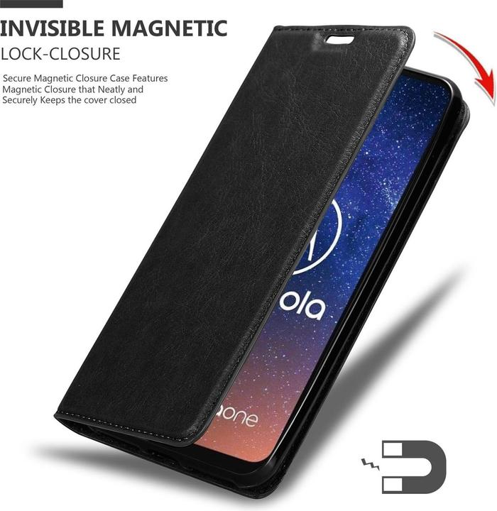 Image du produit Cadorabo Book Couverture magnétique invisible (Motorola One Vision)