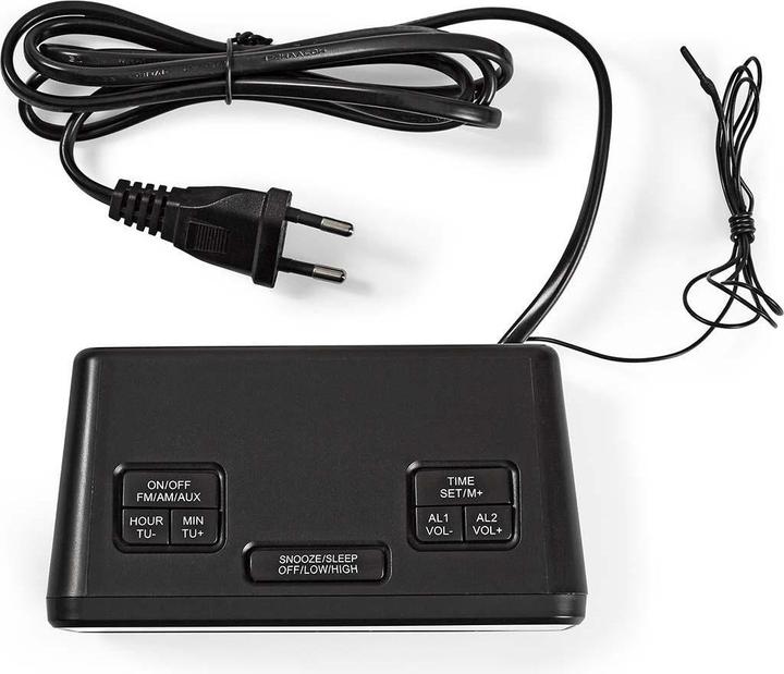 Produktbild Nedis Digitales Radiowecker mit LED-Display (0,9 Zoll) FM