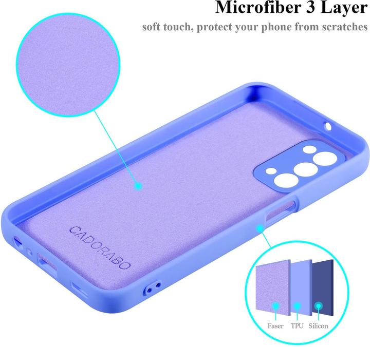 Immagine prodotto Cadorabo Custodia per OPPO A54 5G / A74 5G TPU con design in silicone a protezione dai liquidi (Oppo A74 5G)