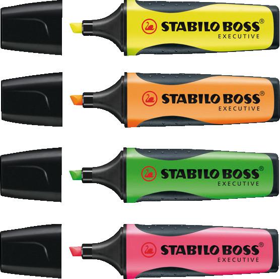 Actual product image STABILO BOSS EXECUTIVE highlighter (Yellow, 5 mm, 1 x)