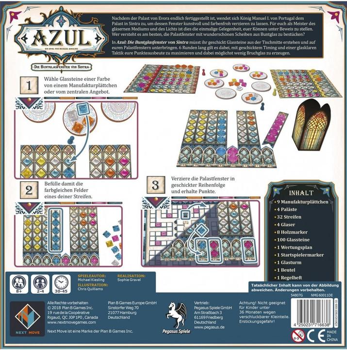 Actual product image Pegasus Azul - The stained glass windows from Sintra (German)