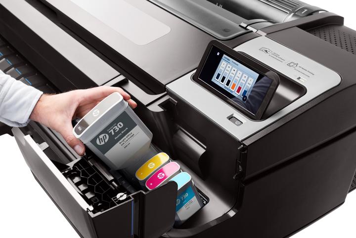 Actual product image HP T1700, 44" DesignJet (Ink, Colour)