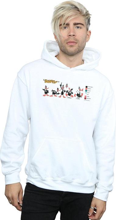 Produktbild Looney Tunes Daffy Duck Colour Code Kapuzenpullover (XXL)
