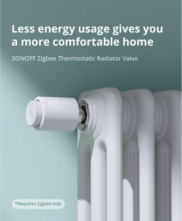 Actual product image Sonoff Smart thermostat radiator Zigbee