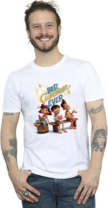 Actual product image Disney Mens Luca Best Summer Ever T-Shirt (3XL)