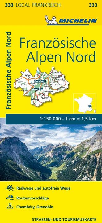 Produktbild Michelin Ka.0333 Französische Alp.Nord
