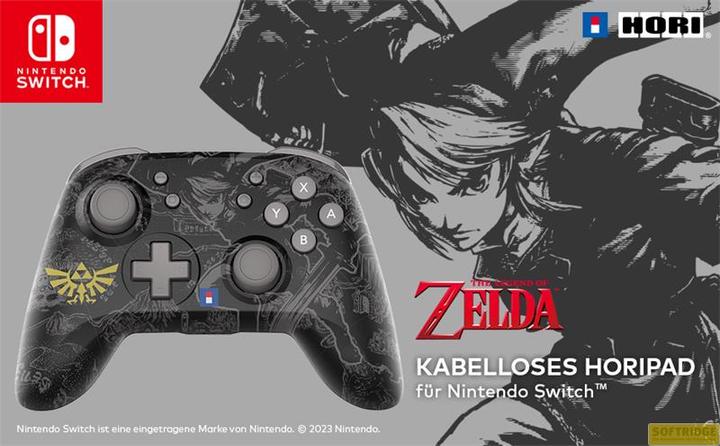 Actual product image HORI Wireless Horipad - The Legend of Zelda (Switch)