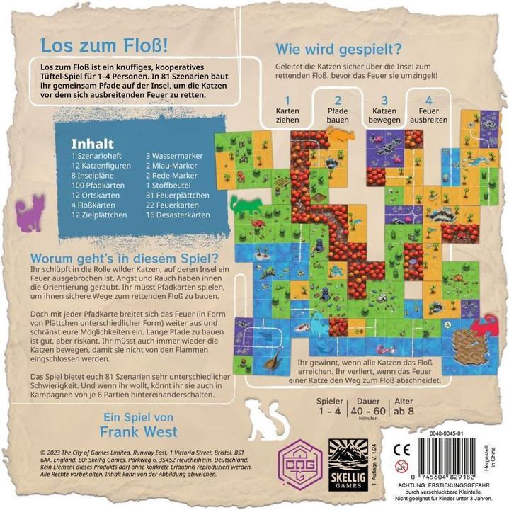 Nährwerte und Zutaten Skellig Games Los zum Floss (Deutsch)